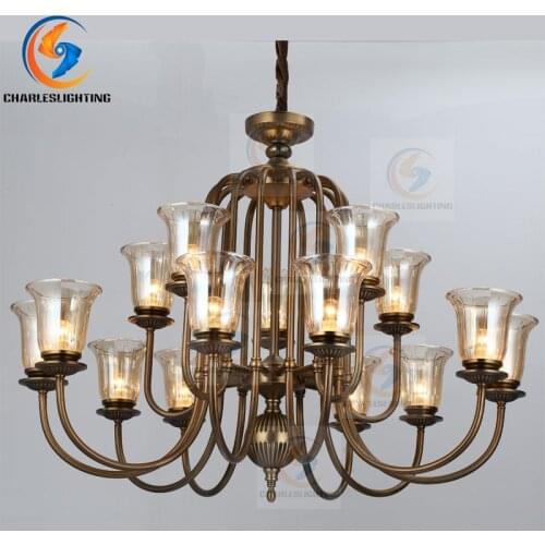 CHARLESLIGHTING Pendant light E27 New Classical Post-modern American style retro pot cover industrial wind restaurant bar Pendan