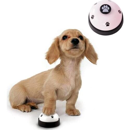 Pet Toy Training Bell Dog Cat Training Pet Bell Training Dog Tools Interactive Cat Dog Toys with Non-Slip Base Feeding Reminder