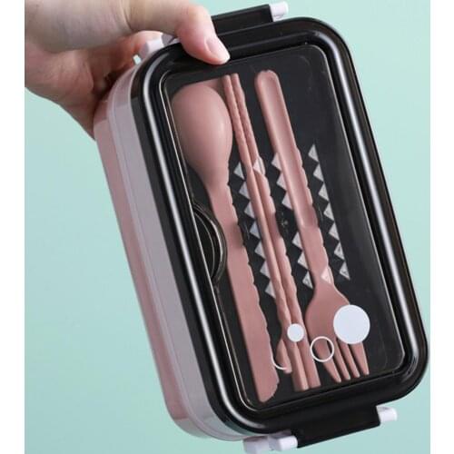 Lunch Box Large Capacity Leak-proof Stainless Steel Airtight Lunch Storage Container for Home