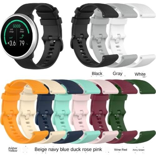 20MM 22MM High Quality Fashion Soft Silicone Watch Strap for Polar Vantage M Smart Watch Replacement Wristband for Polar Ignite