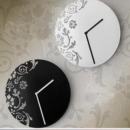 2017 Wall Clock Brief Design Clocks Reloj De Pared Horloge Acrylic Mirror Living Room Quartz Watch Home Watches