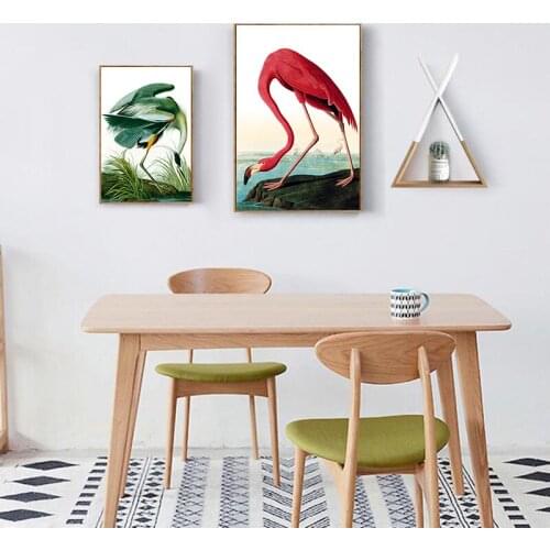 Nordic Posters Flamingo Animals Canvas Painting Wall Art Pictures For Living Room Posters And Prints No Framed Home Decoration
