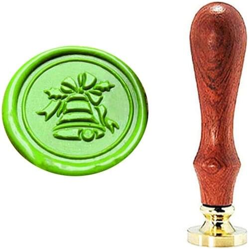Christmas Bell Wax Seal Stamp Wedding Invitations Gift Set Kit