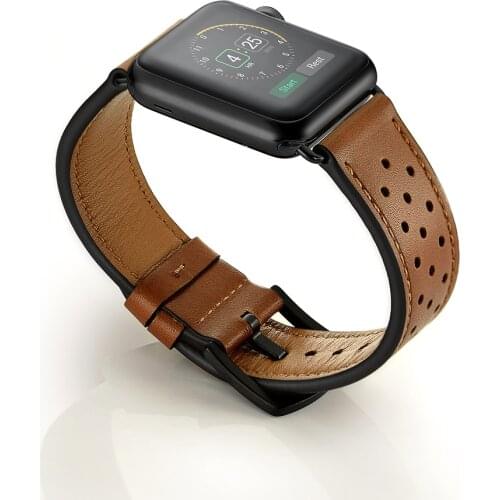 Professional Genuine Leather Strap for Apple Watch Band 42mm 38mm Substitute for iwatch Series 44mm 40mm Watchband Accessories