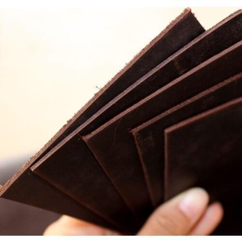 10*18cm Crazy Leather Head Layer Brown Leather Leather Thickness Retro Cowhide Leather 2mm material