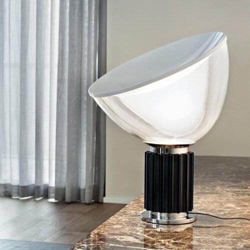 Modern LED Glass Table Lamp Home Lighting for Living Room Postmodern Lamps Home Decor Study Bedroom Bedside Table Light Fixtures