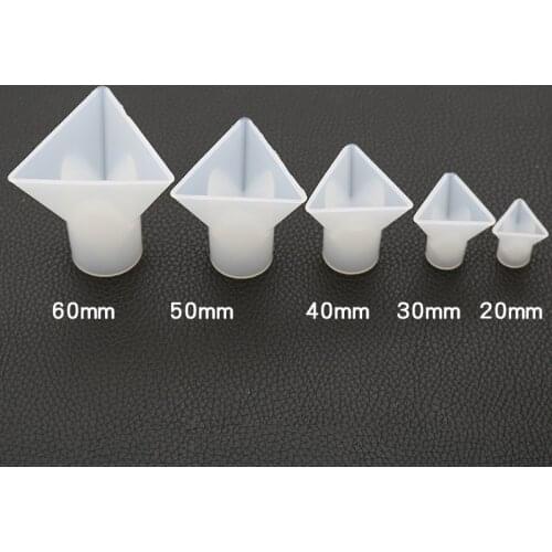 Triangular Pyramid Mold Orgone Generator Mold Cones Flexible Geometry Shape Silicone Mould Epoxy Resin Craft Resin Pendant Mold