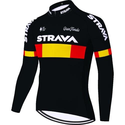 Tour New de france Spain Strava cycling jersey 2020 maillot Italy Long Sleeve Bike cycling shirt maillot manga larga サイクルジャージ