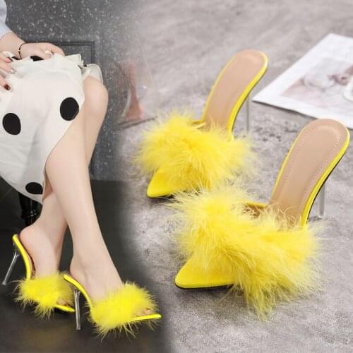 YLMFUR Womens High-heeled Shoes