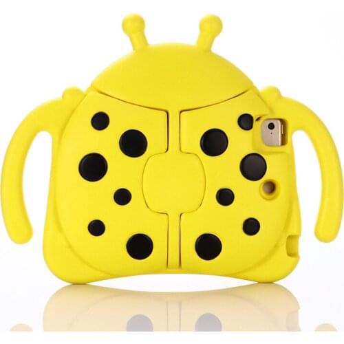 Cute 3D Beetle EVA Protective Back Case For iPad Mini 1 2 3 4 5 Wing StandsTablet Kids Cover For Apple iPad Mini 3 4 5 Case Capa