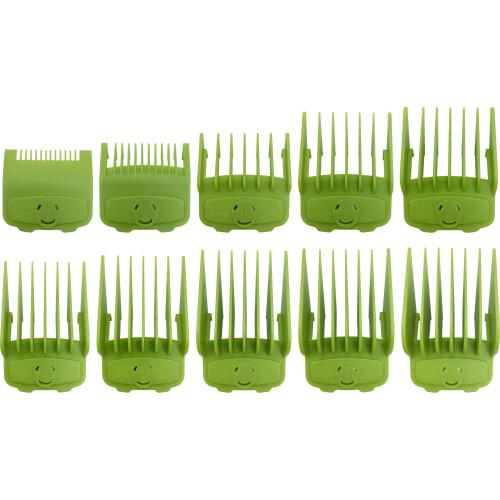 10pcs Professional Cutting Guide Comb for Wahl with Metal Clip magnet design 1.5/3/4.5/6/10/13/16/19/22/25MM