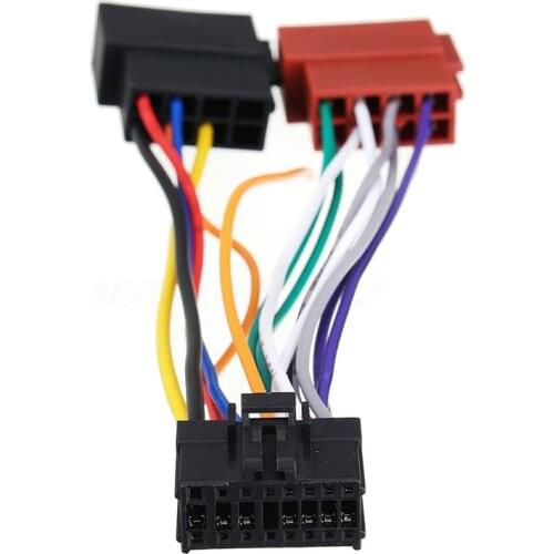 16 Pin Harness Connector For Pioneer 2003-on Car Stereo Radio Player ISO Wiring