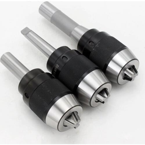 Keyless Drill Chuck For Drill Keyless Drill Chuck Self-Tightening B12 B16 B18 B22 Chuck Lathe Electric Drill Bits Chuck Arbor