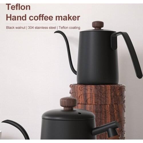 Hand Drip Kettle Coffee And Tea Pot 600Ml Appliance Stainless Steel Long Narrow Spout Coffee Pot Gooseneck Kettle Cocina