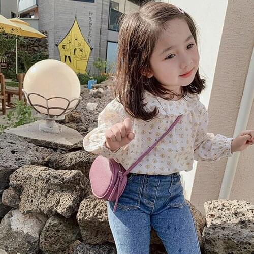 2 3 4 5 6 Years Toddler Girls Shirts Spring Flower Long Sleeve Tops For Girl New Arrival Children Girl Shirt Kids Clothes 2020