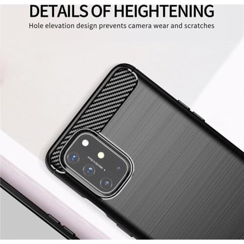 For OnePlus 8T Case Carbon Fiber Shockproof Soft Silicone Cover for OnePlus Nord OnePlus 8 Nord 5G OnePlus 8 Pro OnePlus8 7 7Pro