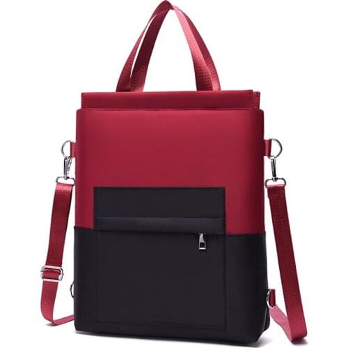 Canvas Backpack For Female Simple Fashion Anti-theft Backpack Travel Backpack Leisure School Bag Tote For Teen Girl Shoulder bag