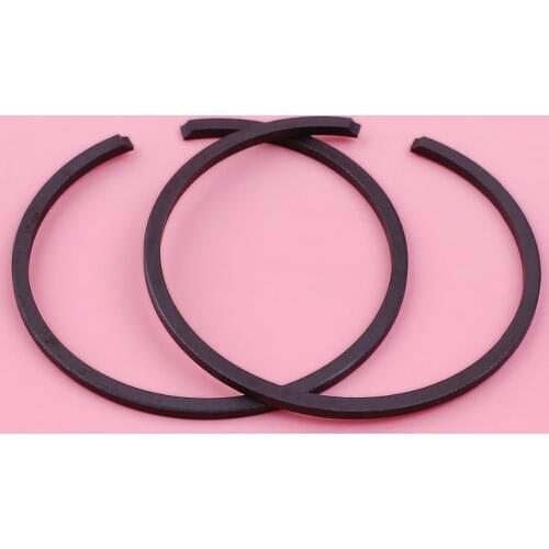 2pcs/lot 40mm x 1.5mm Piston Rings Set For Robin NB411 Mitsubishi TL43 Kawasaki TD40 Zenoah G45L G4K Engine Spare Part