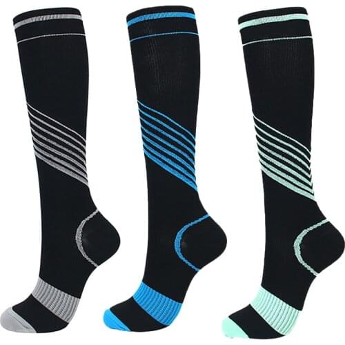 Compression Socks Sports Running Women Men Marathons Circulation Athletic Edema Varicose Veins Travel Stockings