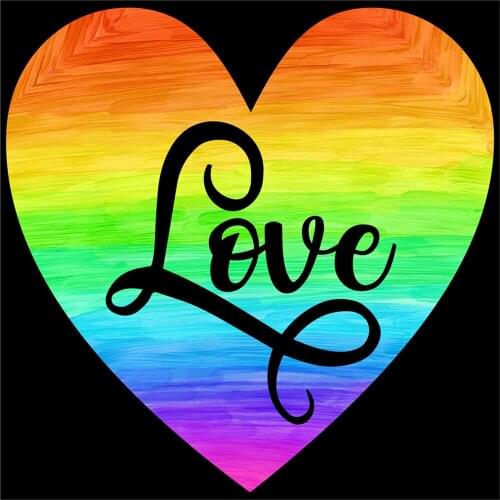 Square Diamond Painting Rainbow Love Full Drill Mosaic DIY Round Diamond Painting Cross Stitch Embroidery Home Decorative Craft