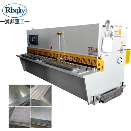 Hot sales QC12K cnc E21S system hydraulic guillotine shearing machine for 8mm metal sheet