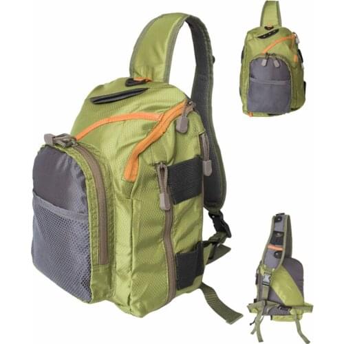Multifunctional Outdoor Men Chest Backpack Fly Fishing Bag Box Waist Pack Lightweight Tactical Sling Shoulder Crossbody Bags