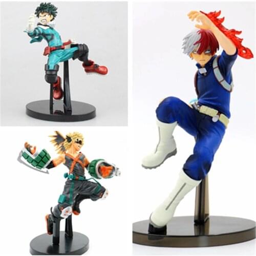 My Hero Academia VOL.3 Todoroki Shoto Izuku Midoriya Deku Bakugou Katsuki 3th Ver. PVC Action Figure No Hero Collectible Model