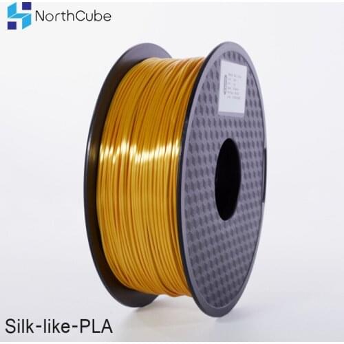 NorthCube 3D Printing Silk PLA Filament 3D Printer Filament 1.75mm 1KG Silk Like Series Silk Gold Filament