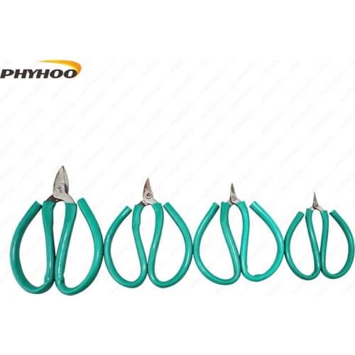 Green handle scissors,power reduced multi-purpose for jewelry DIY engraving tools