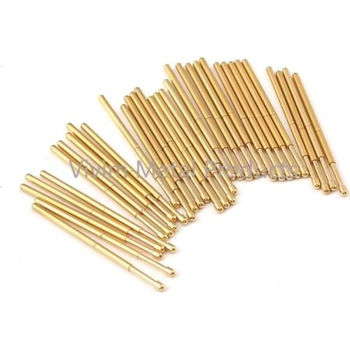 PA100-D Sring Test Probe Metal Brass Spring Test Probe 1000/PCS Home Durable And Convenient Spring Probe Sleeve Length 33.35mm