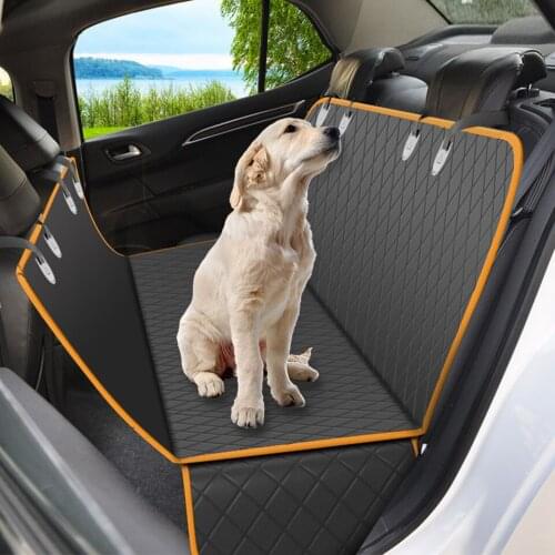 Copetsla New Dog Car Seat Cover Waterproof Pet Transport Dog Carrier Car Backseat Protector Mat Car Hammock For Small Large Dogs