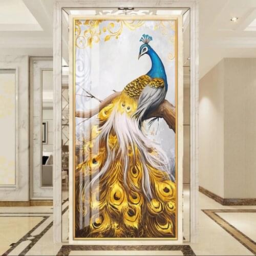 Modern Canvas Painting Peacock Animal Pictures for Home Wall Art for Living Room Decoration Posters and Prints Cuadros