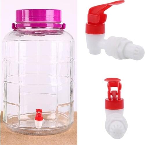 Glass Wine Bottle Plastic Faucet Wine Valve Water Dispenser Switch Tap Bibcock Jar Wine Barrel Water Tank Faucet With Filter New