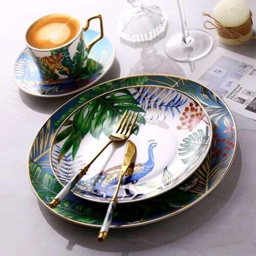 Тарелки Для Еды Restaurant Platos De Cena Kitchen Tableware Steak Plate Fruit Pratos Ceramic Talerze Obiadowe Western Assiette