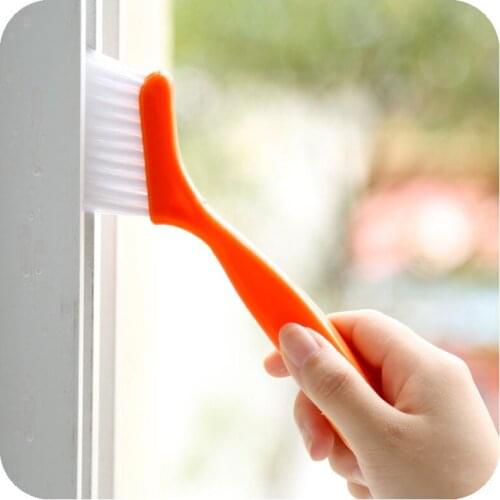 Convenient Multipurpose Window Groove Cleaning Brush Dust Shovel Cranny Household Keyboard Home Kitchen Folding Tool New #84662
