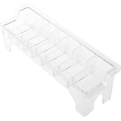 Universal 8/10 Grid Base Hair Clipper Limit Comb Storage Box Caliper Case Guide Limit Comb Storage Box