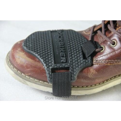 ROCK BIKER Moto Riding Shoes Scuff Mark Protector Motor Boot Cover Shifter Guards Protective Rubber Skidproof Shift Sock Pad