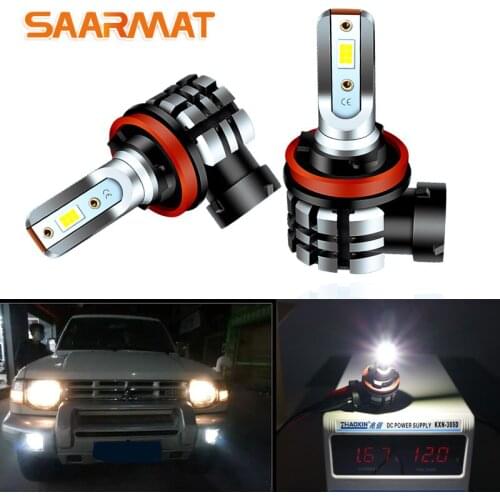 2pcs Good quality Canbus White Car LED fog lamp front fog light bulb for Mitsubishi Pajero Montero Shogun and Sport (2007-2020)