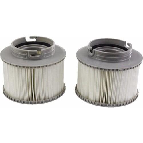 2Pcs Filters Swimming Pool Hot Tub Filter Cartridge Inflatable Water Cartridge Filter Compatible with MSpa Auro