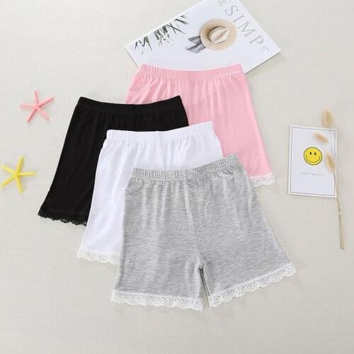 2018 New Girls Safety Pants Kids Short Trousers Children Summer Short Pants Cute Shorts 2-12 years Baby Girls Shorts