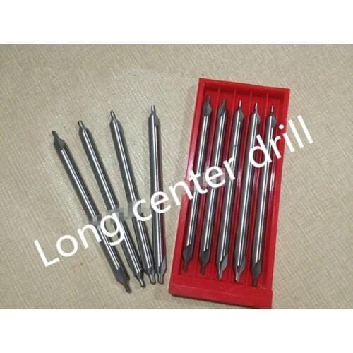 3.0*8*100mm 5pcs/set 8 mm petiole 60 degrees High quality HSS Long center drill Pilot drill Free shipping