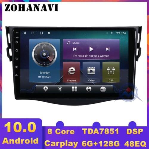 8 Core DSP 4G Android Car radio For Toyota RAV4 rav4 2007-2011 Car Multimedia Player GPS navigation autoradio stereo DVD 2din
