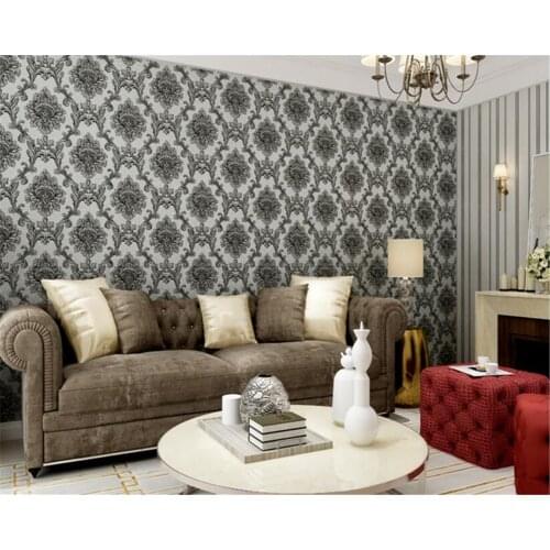 Beibehang Classic papel de parede fashion aesthetic luxury PVC sprinkle the process wallpaper for indoor high back wall tapety