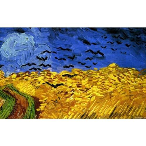 Bigger is Better 400x300MM Magnets JM10014 Painting_of_Vincent_Van_Gogh_-_Field