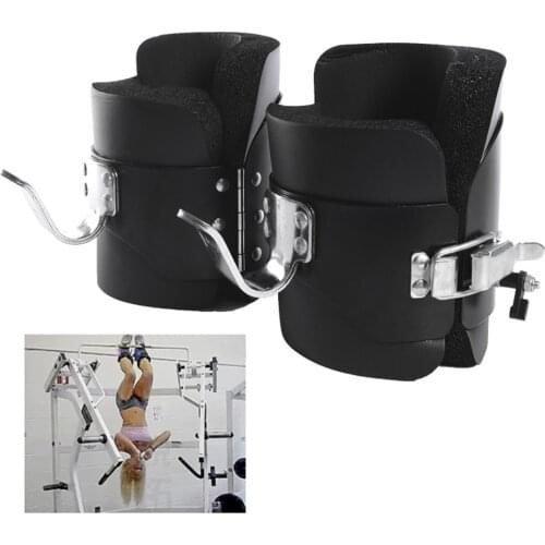 Inversion Gravity Boots Back Neck Shoulder Muscle Stretcher Boots for Chin Up Gym Hook Hanging Pull Up Bodybuilding Fitness