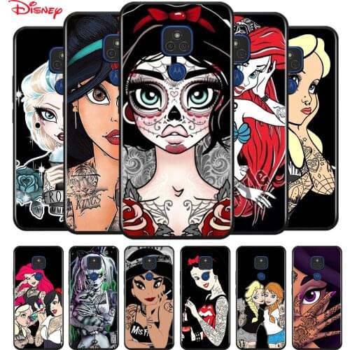 Tattoo Disney Princess For Motorola G9 G8 G Stylus Power One Fusion Hyper Edge E7 E6 Plus Play Lite Soft Phone Case