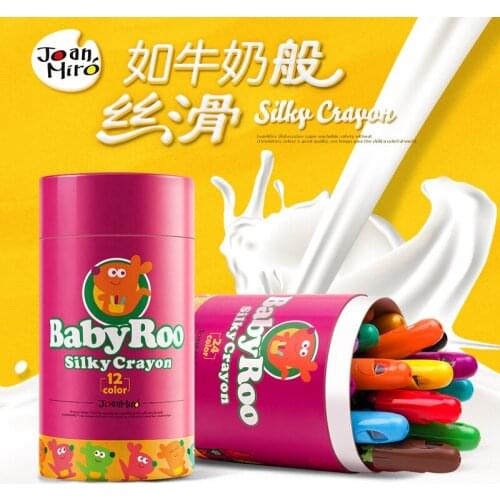 Childrens Crayons Safe Wash Brushes Rotate Kids Crayon Set Kindergarten Canvas Stick Kids Crafts Arts and Crafts for Kid