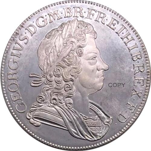 Great britain 1718 crown coin copy