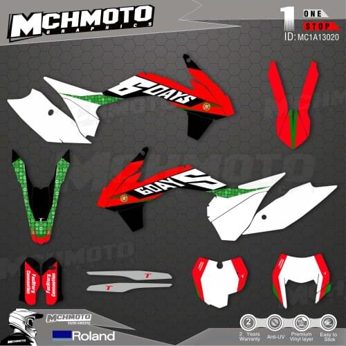 MCHMFG Customized Team Graphics Backgrounds Decals Custom Stickers For 13-15SXF 14-16EXC Graphics