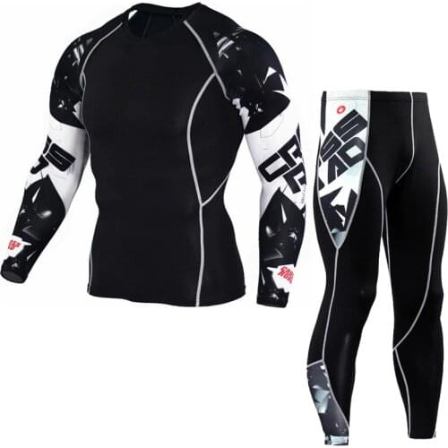 Мужское термобелье MMA rash guard China At AliExpress
